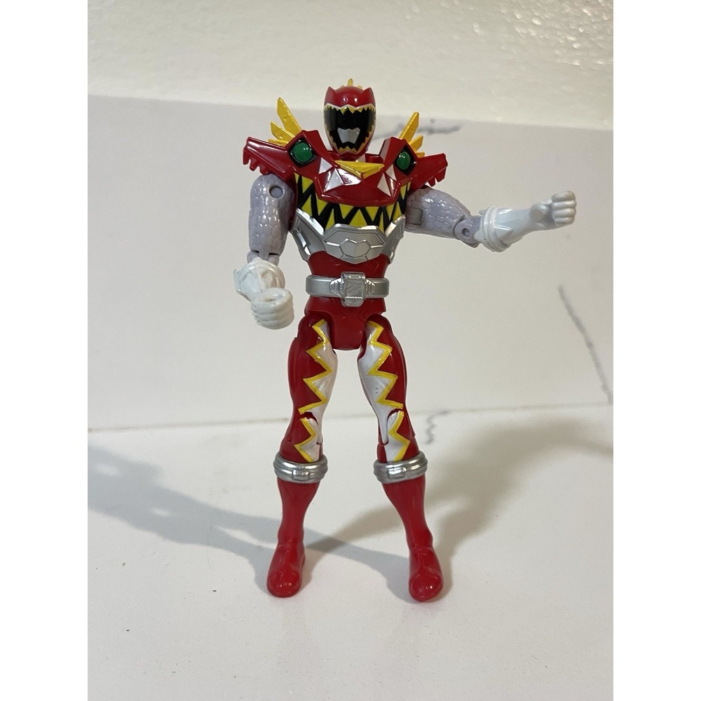 Power‎ Rangers Dino Charge T-Rex Super Charge Red Ranger 12" Figure Bandai 2014
